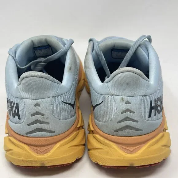 Hoka One One Clifton 8 Womens 7 Blue Mesh Running Walking Shoes Sneakers - Picture 12 of 16